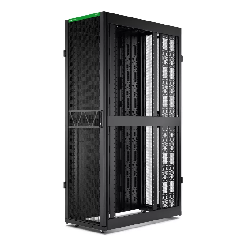 APC NetShelter SX Server Rack Gen 2, 45U, 2124H x 600W x 1200D mm, com painéis laterais, preto
