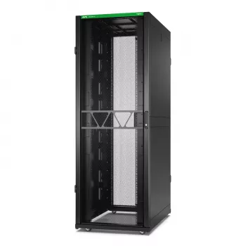 APC NetShelter SX Server Rack Gen 2, 45HE, 2124H x 750B x 1200T mm, com painéis laterais, preto