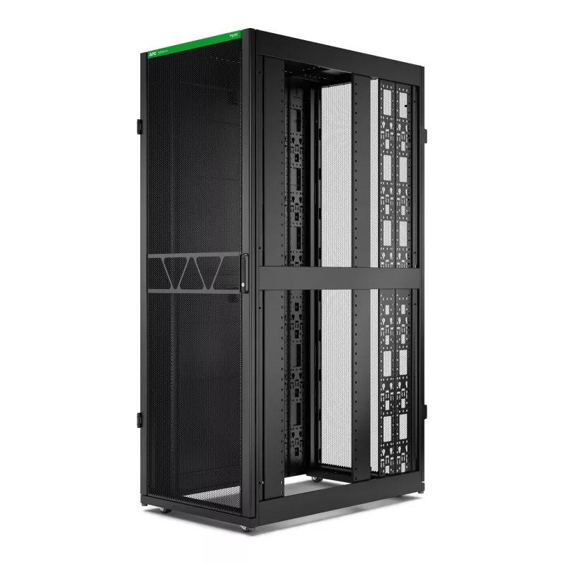 APC NetShelter SX Server Rack Gen 2, 45HE, 2124H x 750B x 1200T mm, com painéis laterais, preto