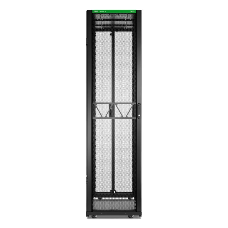 APC NetShelter SX Server Rack Gen 2, 48HE, 2258H x 600B x 1200T mm, com painéis laterais, preto