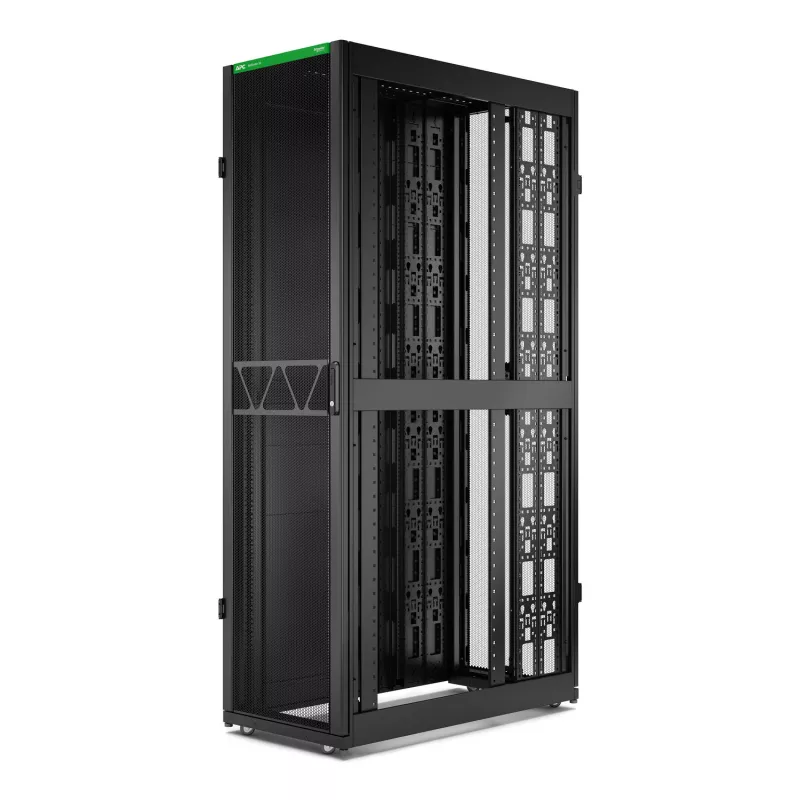 APC NetShelter SX Server Rack Gen 2, 48HE, 2258H x 600B x 1200T mm, com painéis laterais, preto