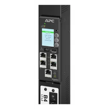 APC NetShelter Rack PDU Advanced Gen 2, Metered, trifásico, 43,5 kW 400 V 63 A ou 34,6 kW 415 V 60 A, 560P6, 42 tomadas