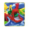 Conjunto de brincar canal de água BIG Aquaplay MegaLockBox para crianças dos 3 aos 7 anos, multicolorido com componentes azuis