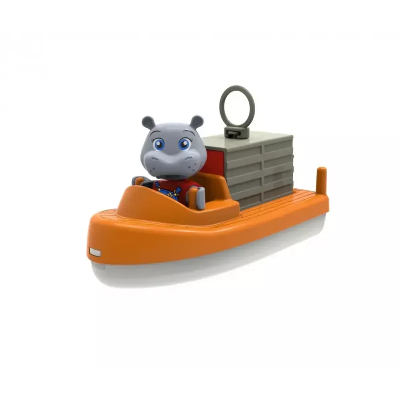 Conjunto de brincar canal de água BIG Aquaplay MegaLockBox para crianças dos 3 aos 7 anos, multicolorido com componentes azuis