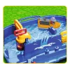 Conjunto de brincar canal de água BIG Aquaplay MegaLockBox para crianças dos 3 aos 7 anos, multicolorido com componentes azuis