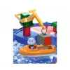 Conjunto de brincar canal de água BIG Aquaplay MegaLockBox para crianças dos 3 aos 7 anos, multicolorido com componentes azuis