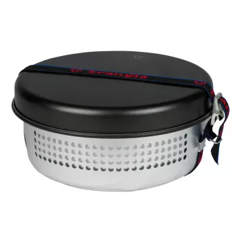 Conjunto de cozinha de campismo Trangia 37-5 UL/BL com queimador a álcool, preto