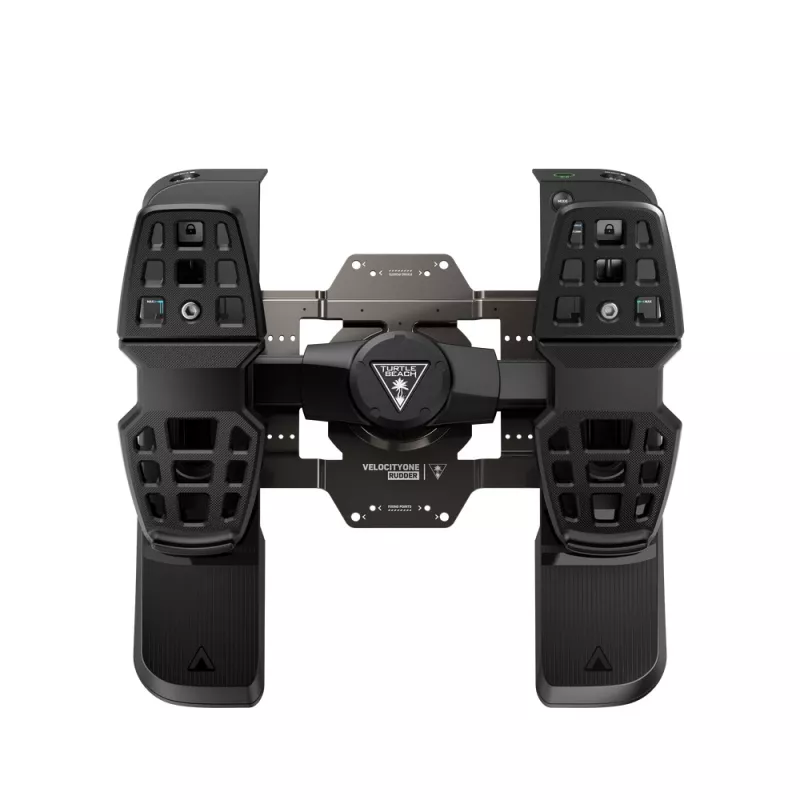 Pedais de leme universais Turtle Beach VelocityOne para Xbox Series X|S, Xbox One, Windows 10|11 e PCs