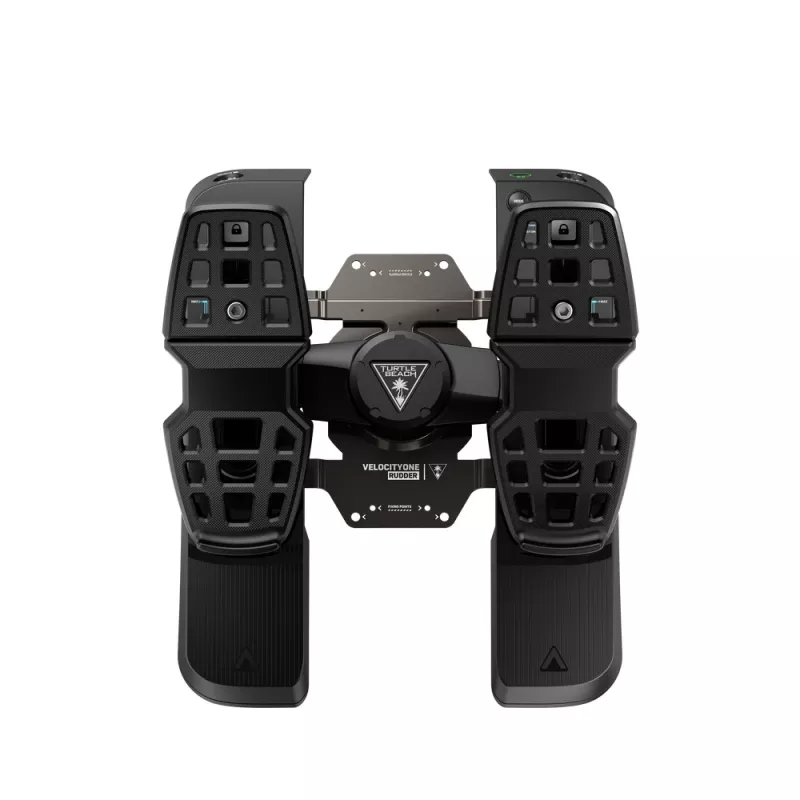 Pedais de leme universais Turtle Beach VelocityOne para Xbox Series X|S, Xbox One, Windows 10|11 e PCs