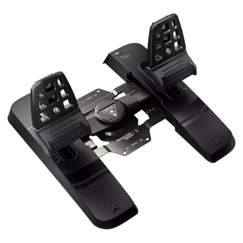 Pedais de leme universais Turtle Beach VelocityOne para Xbox Series X|S, Xbox One, Windows 10|11 e PCs