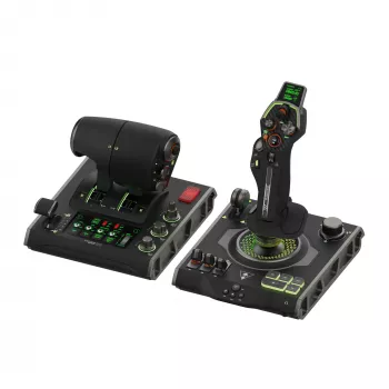 Sistema de simulação de voo HOTAS Turtle Beach VelocityOne Flightdeck para PC com Windows 10 e 11 (TBS-0724-05)