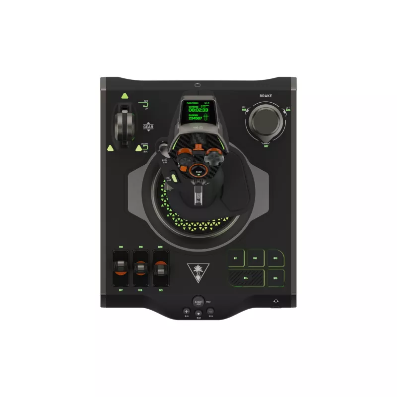 Turtle Beach VelocityOne Flightdeck sistema de simulação de voo HOTAS para PC com Windows 10 e 11 (TBS-0724-05)