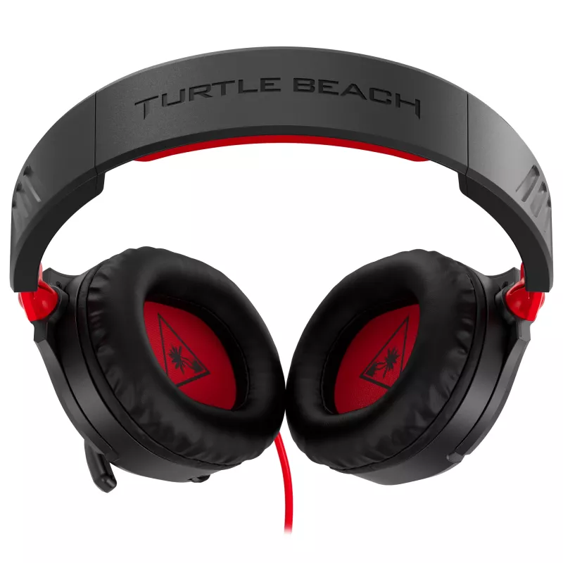 Headset de gaming estéreo over-ear Turtle Recon 70 — preto, estéreo com fios, controlos numa das orelhas