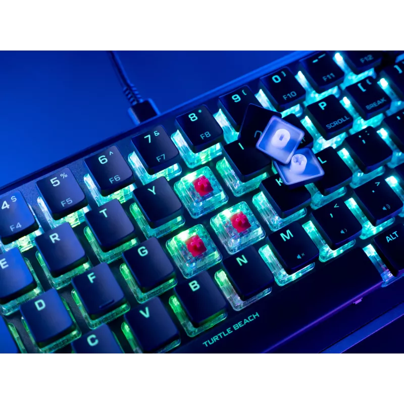 Teclado Gaming Turtle Beach Vulcan II Mini USB QWERTY Alemão Preto