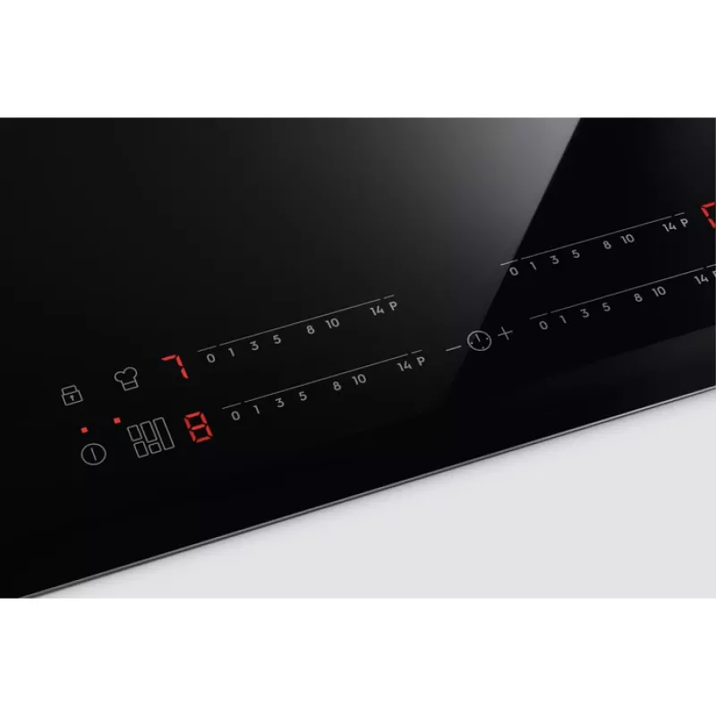 Electrolux EIV835 preto encastrar 80 cm placa de indução com zonas 5 zona(s)