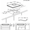 Electrolux EIV634 preto encastrar 60 cm placa de indução com zonas 4 zona(s)