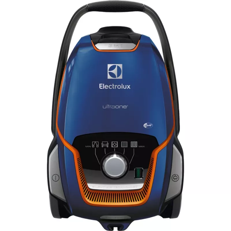 Aspirador de pó com saco Electrolux EUOC94DB, limpeza a seco, saco de 5 L, 850 W, raio de ação de 12 m, filtro antialérgico, preto