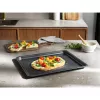 Tabuleiro de forno Electrolux E9OOAF11 — retangular 385×465×25 mm, revestimento antiaderente, preto