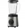 Batedeira de mesa Electrolux E6TB1-6ST — taça de 1,75 L, 1400 W, botão rotativo, preto/aço inoxidável/transparente