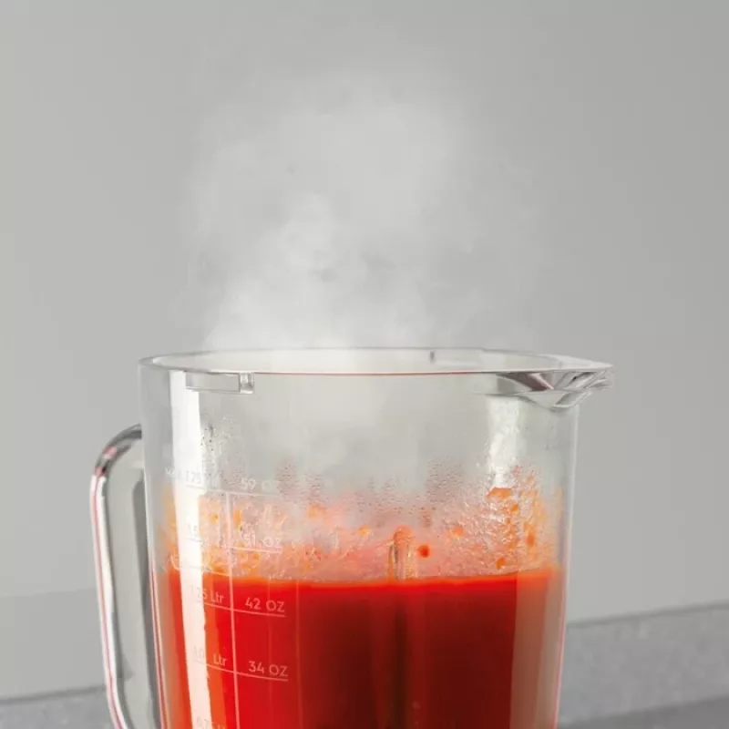 Batedeira de mesa Electrolux E6TB1-6ST — taça de 1,75 L, 1400 W, botão rotativo, preto/aço inoxidável/transparente