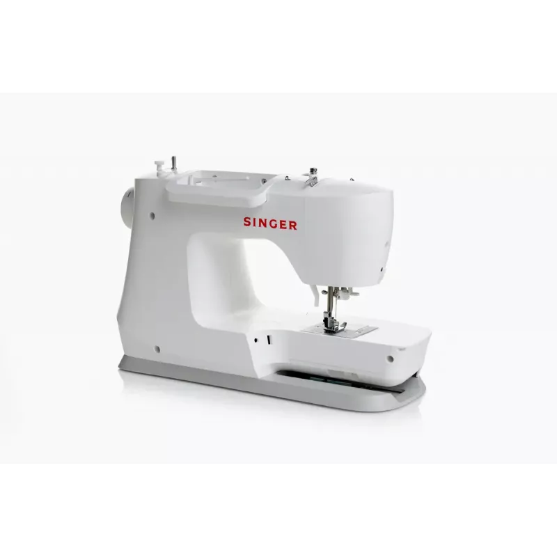 Máquina de costura automática SINGER C5955 — 417 padrões de pontos, casa de botão em 1 passo, 110 W, elétrica, branca