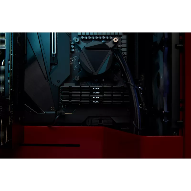 Kingston Technology FURY 16GB 4266MT/s DDR4 CL19 DIMM (kit de 2) Renegade preto