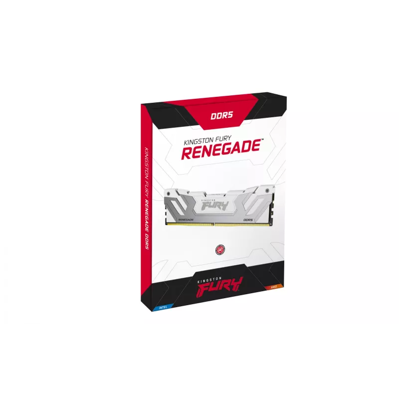 Kingston Technology FURY 24GB 8400MT/s DDR5 CL40 CUDIMM Renegade branco XMP