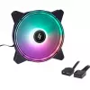 Conjunto de ventoinhas Chieftec Chieftronic Nova 12 cm Preto 3 unidades
