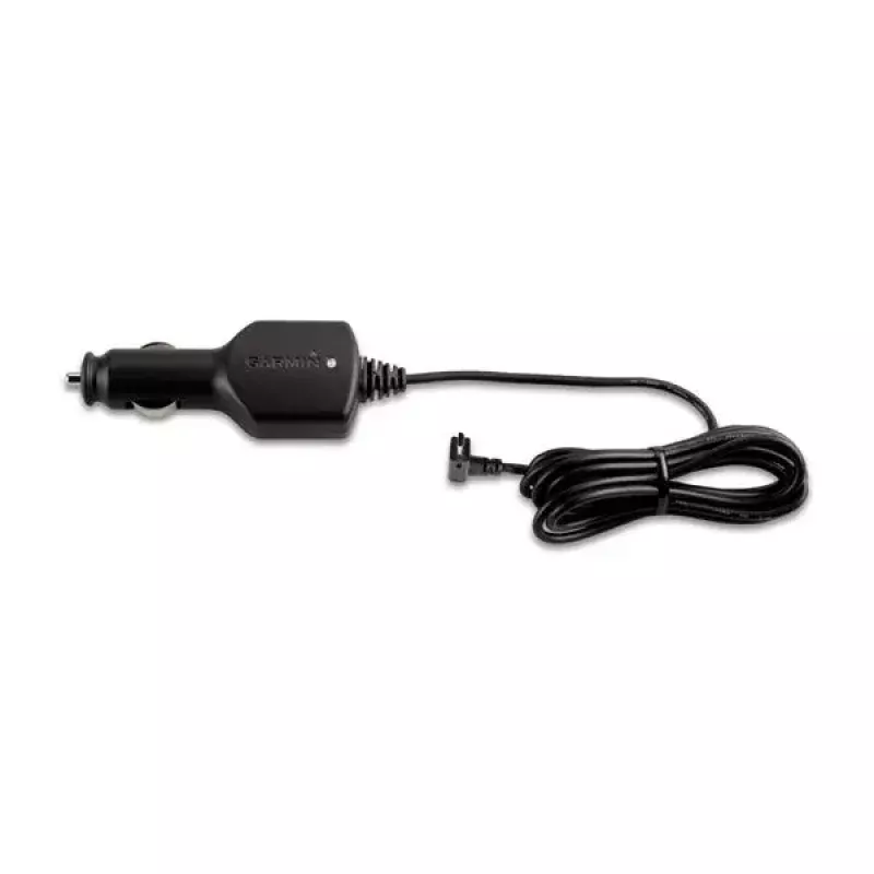 Carregador de automóvel GARMIN 010-12982-05 — alimentação 12 V isqueiro, preto