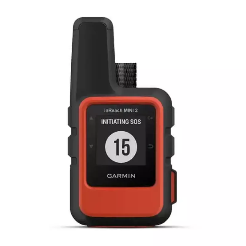 Garmin inReach Mini 2 Pessoal Preto Vermelho IPX7 336h de autonomia da bateria
