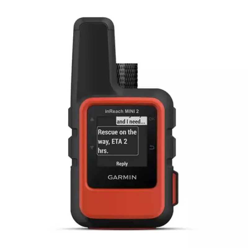 Garmin inReach Mini 2 Pessoal Preto Vermelho IPX7 336h de autonomia da bateria