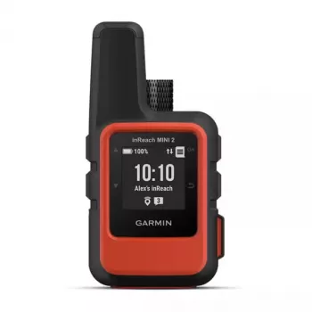 Garmin inReach Mini 2 Pessoal Preto Vermelho IPX7 336h de autonomia da bateria