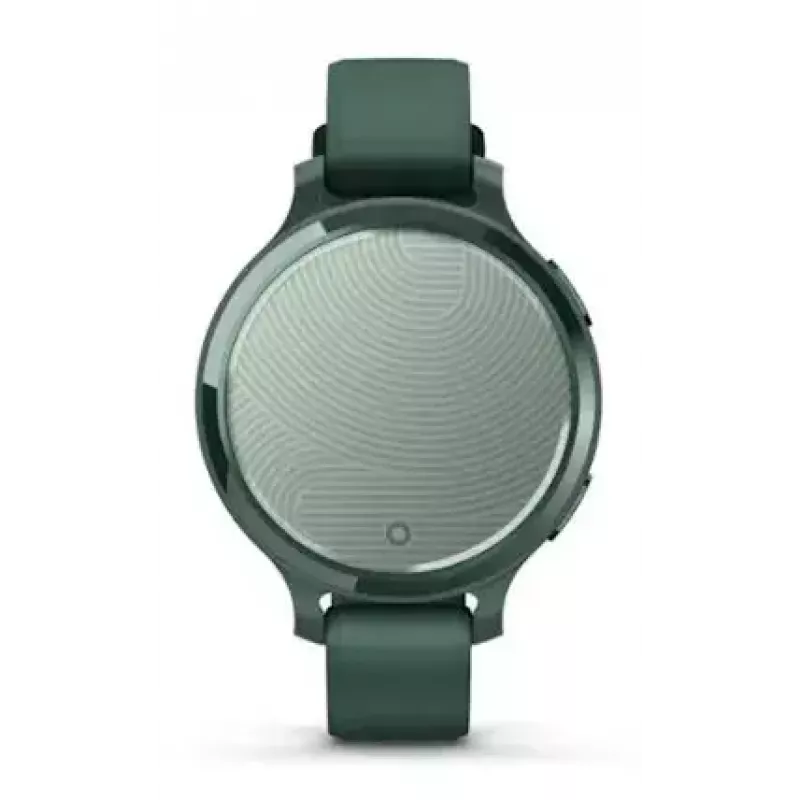 Smartwatch GARMIN Lily 2 Active Verde — caixa de alumínio de 38 mm, pulseira de silicone, GPS, SpO2, 5 ATM, 9 dias de bateria