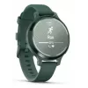 Smartwatch GARMIN Lily 2 Active Verde — caixa de alumínio de 38 mm, pulseira de silicone, GPS, SpO2, 5 ATM, 9 dias de bateria