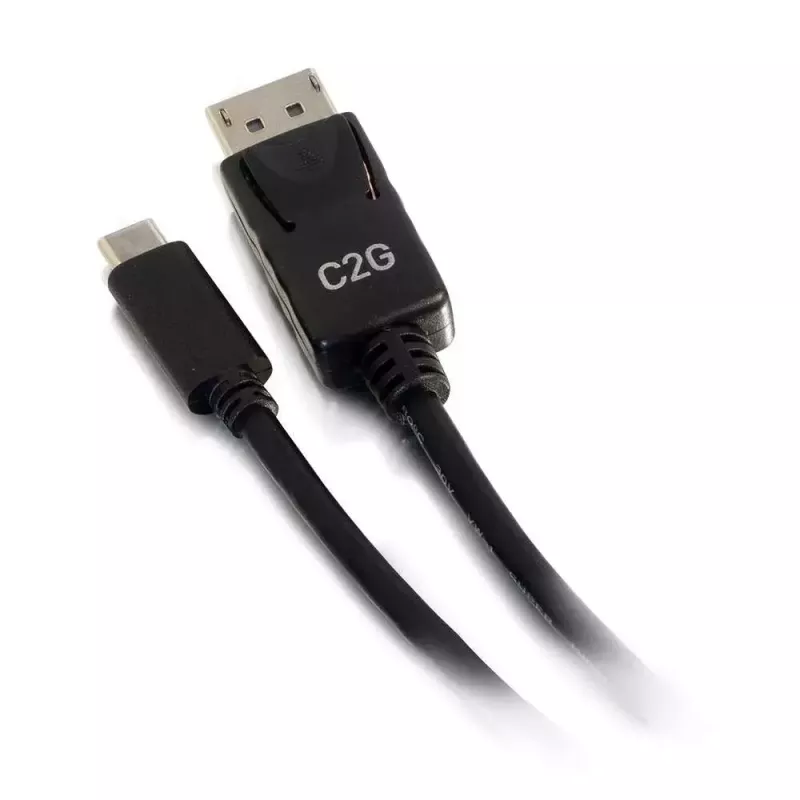 C2G Cabo adaptador USB-C para DisplayPort 4K 30 Hz 1,8 m preto