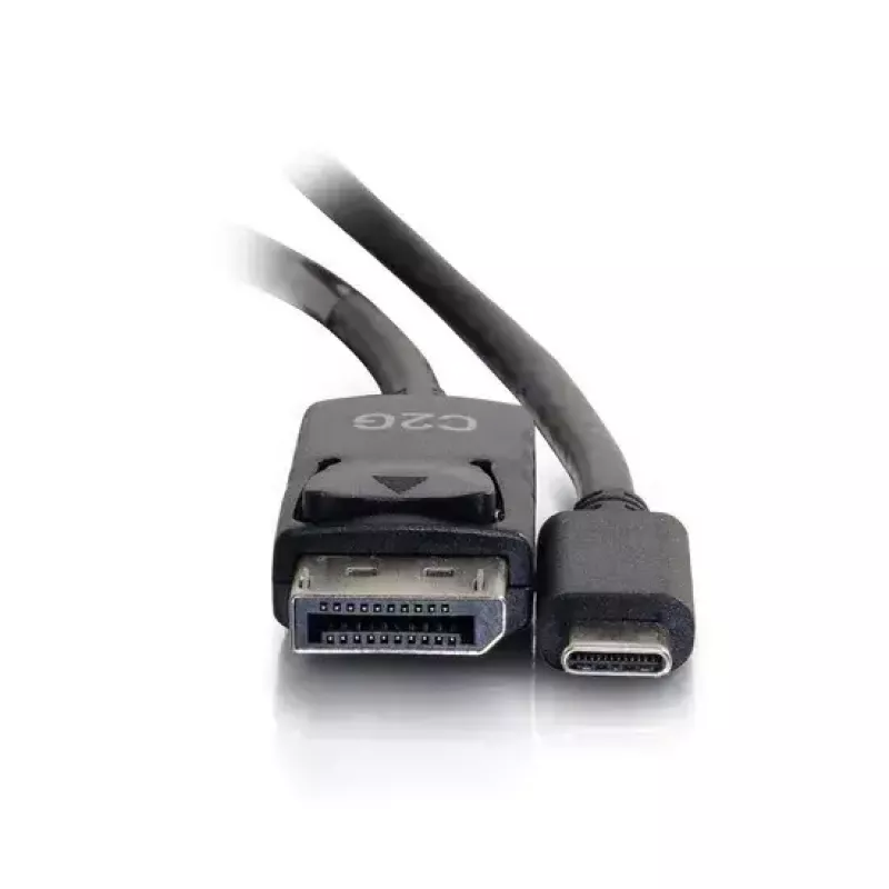 C2G Cabo adaptador USB-C para DisplayPort 4K 30 Hz 1,8 m preto