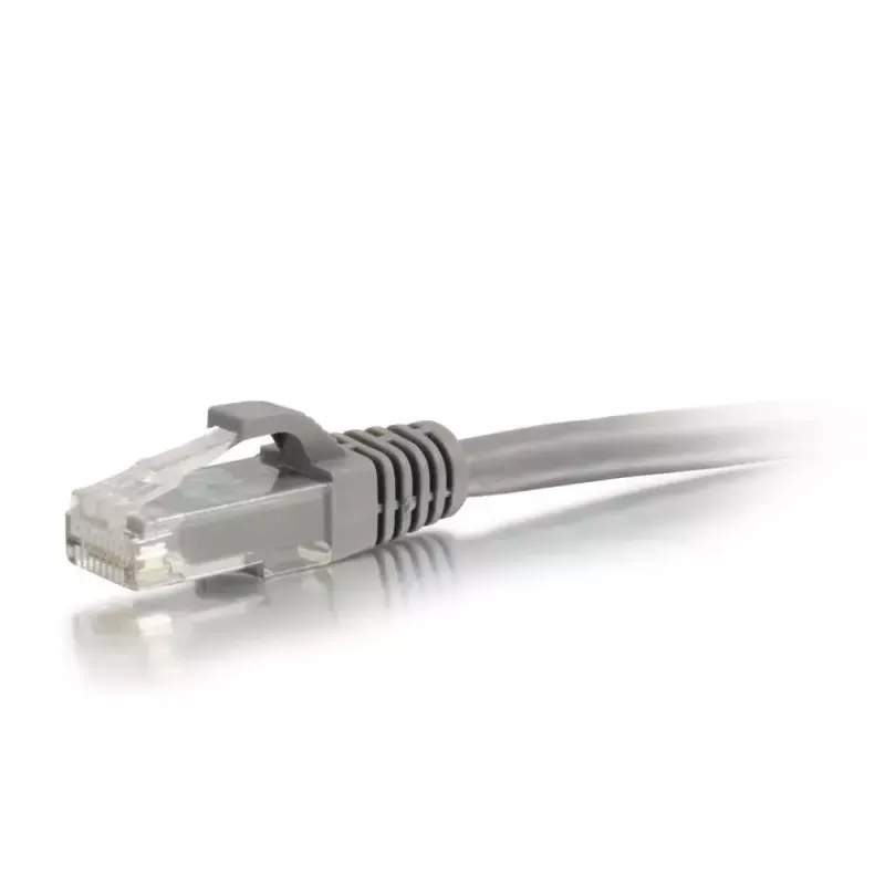 Cabo de rede patch C2G 0,3 m Cat6 ficha protegida não blindado UTP cinzento
