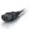 Cabo de alimentação europeu C2G 2 m 16 AWG IEC320C13 para CEE7/7