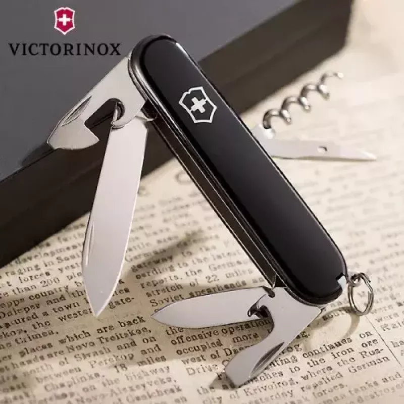 Victorinox Spartan preto canivete suíço 12 funções preto