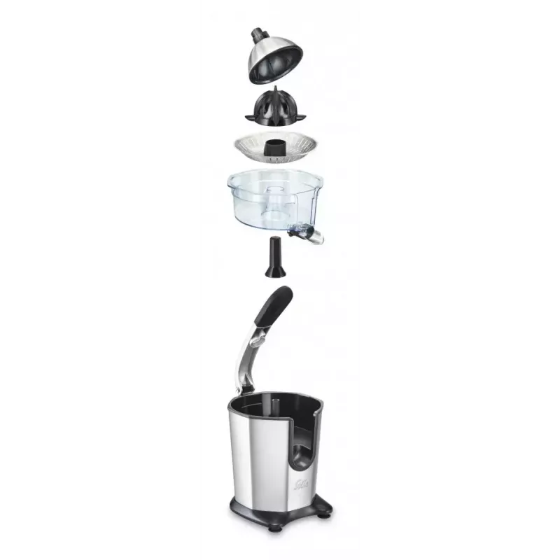 Espremedor de citrinos elétrico Solis 921.74 160W aço inoxidável preto