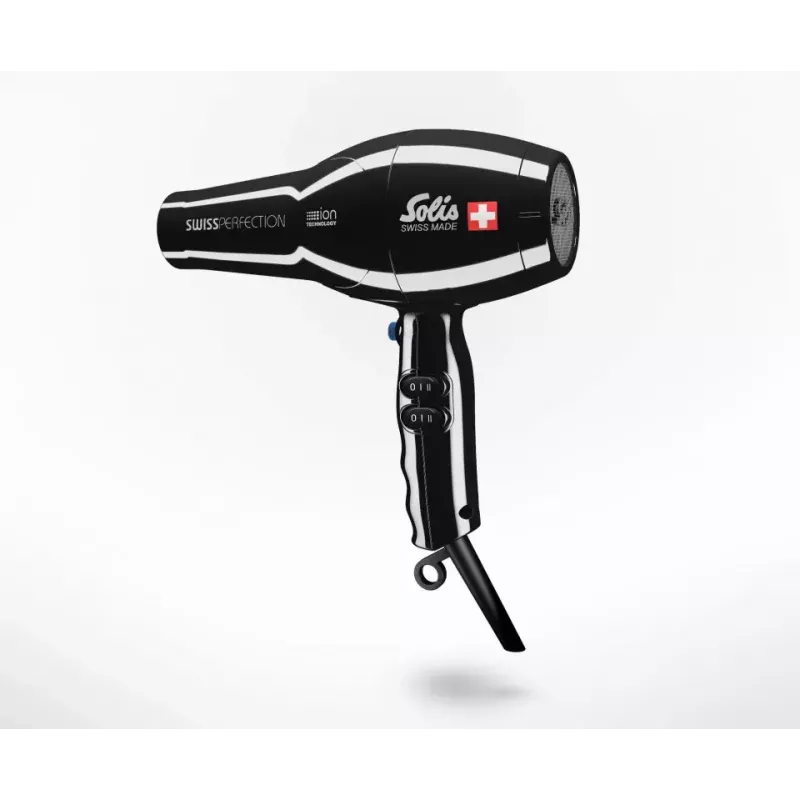 Secador de cabelo SOLIS Swiss Perfection preto tipo 440 2400 W