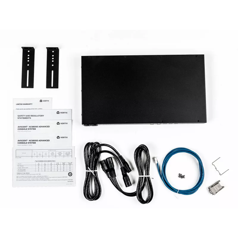 Sistema de consola Vertiv Avocent 48 portas ACS8000 com alimentação CA dupla - ACS8048DAC-404