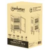 Manhattan carrinho de carregamento 32 tomadas USB-C para iPad até 13 polegadas, MacBook Air até 15 polegadas e Chromebook 15,6 polegadas, também outros tablets/smartphones (com cabo dispositivo-para-USB-C), compartimentos 404x27,6x283mm, cabo de carregamento para dispositivos não incluído (cabo USB-C recomendado 354868), caixa