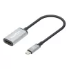 Cabo USB-C para HDMI Manhattan, 4K@60Hz, 5 Gbit/s (USB 3.2 Gen1 também conhecido como USB 3.0), 15 cm, preto, macho para fêmea, três anos de garantia