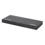 Comutador multiviewer HDMI 4K 4 portas Manhattan, comutador com quatro entradas num ecrã, 4K@30Hz, várias opções de visualização incluindo picture-in-picture e ecrã duplo/quádruplo, botões ou telecomando, áudio 3,5 mm e Toslink, preto, 3 anos de garantia