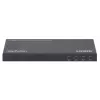 Comutador multiviewer HDMI 4K 4 portas Manhattan, comutador com quatro entradas num ecrã, 4K@30Hz, várias opções de visualização incluindo picture-in-picture e ecrã duplo/quádruplo, botões ou telecomando, áudio 3,5 mm e Toslink, preto, 3 anos de garantia