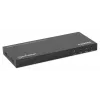 Comutador multiviewer HDMI 4K 4 portas Manhattan, comutador com quatro entradas num ecrã, 4K@30Hz, várias opções de visualização incluindo picture-in-picture e ecrã duplo/quádruplo, botões ou telecomando, áudio 3,5 mm e Toslink, preto, 3 anos de garantia