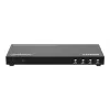 Comutador multiviewer HDMI 4K 4 portas Manhattan, comutador com quatro entradas num ecrã, 4K@30Hz, várias opções de visualização incluindo picture-in-picture e ecrã duplo/quádruplo, botões ou telecomando, áudio 3,5 mm e Toslink, preto, 3 anos de garantia
