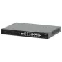 Comutador Intellinet 24 portas Gigabit Ethernet PoE+ com 2 portas SFP conforme IEEE 802.3at/af (PoE+/PoE), orçamento de potência PoE de 370 W, duas ranhuras abertas 1G SFP, montagem em rack 19 polegadas