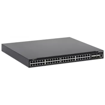 Comutador Intellinet 54 portas L3 Fully Managed PoE+ com 48 portas Gigabit Ethernet e 6 uplinks SFP+